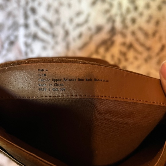 Dania platform, high heel heel brown suede with buckle size 5.5 - Picture 9 of 9